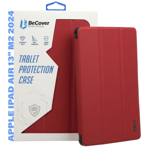 Чохол до планшета BeCover Smart Case Apple iPad Air 13" M2/M3 (2024/2025) Red Wine (711615)