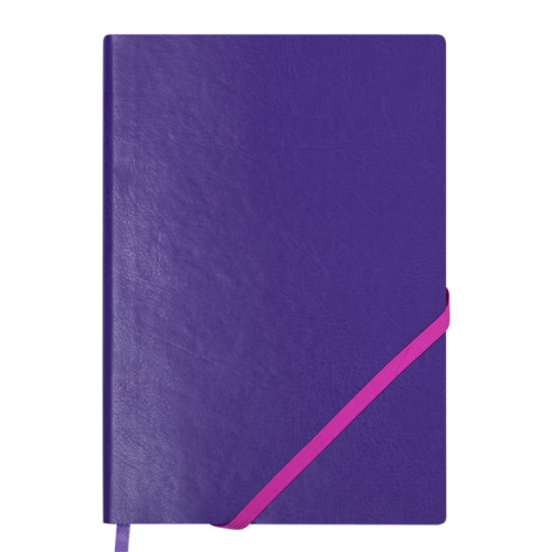 Книга записна Buromax Lollipop Logo2U 96 аркушів А5 у клітинку фіолетовий (BM.295103-07)