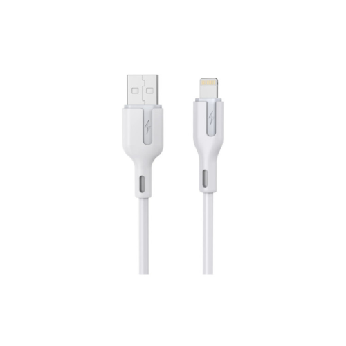Дата кабель USB 2.0 AM to Lightning 1.0m 2.4A white Choetech (XAL-0003-WH-V2)