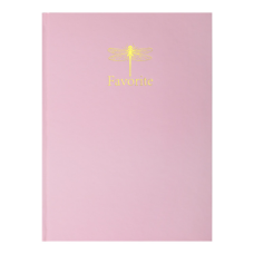 Канцелярська книга Buromax А4 FAVOURITE, PASTEL, 96 аркушів, клітинка, рожева (BM.2400-410)