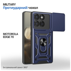 Чохол до мобільного телефона BeCover Military Motorola Edge 70 Blue (715530)