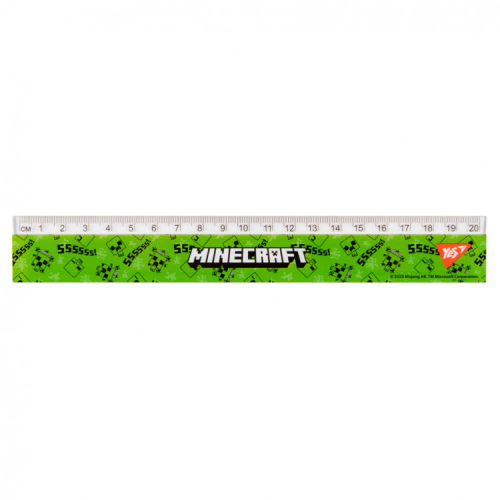Лінійка Yes Minecraft Spring 20 см (370666)
