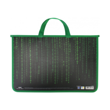 Папка - портфель Maxi А4 пластиковий на блискавці (MX30052)