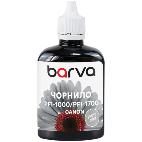 Чернила Barva Canon PFI-1000/PFI-1700 100ml PGY, pigment (C1700-981)