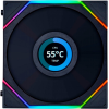 Кулер до корпусу Lian Li TL LCD 120-1, Black Cooler (G99.12TLLCD1B.00)