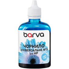 Чернила Barva HP universal 3 100ml LCyan, water-soluble (HU3-967)
