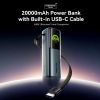 Батарея універсальна Vention 20000 mAh 165W Gray TFT Display Type (FKFH0)