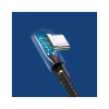 Дата кабель USB 2.0 AM to USB-C 0.5m 3A 90° corner US176 black Ugreen (20855)
