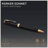 Ручка кулькова Parker SONNET 17 Matte Black Lacquer GT BP (84 832)