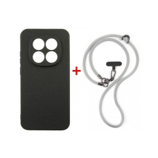Чохол до мобільного телефона Dengos Case + Cross-body Strap Xiaomi Redmi Note 15 Pro 4G Black+Grey (DG-KM-CCRB-37)