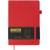 Книга записна Buromax BRIEF L2U , А5, 96 аркушів, лінія, червоний (BM.295204-05)