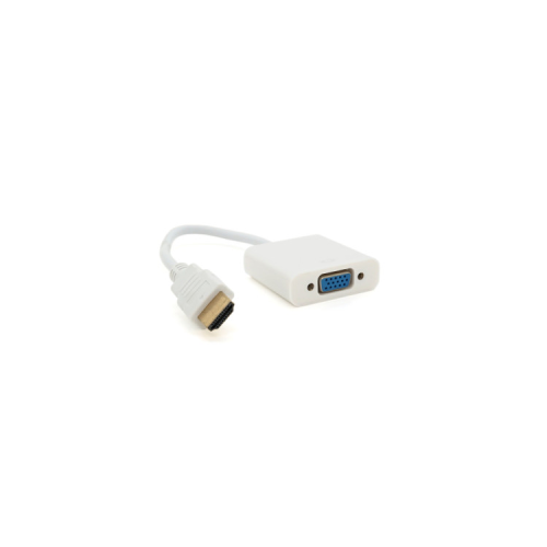 Перехідник HDMI M to VGA F 0.1m 4K/2K white Voltronic (YT-C-HDMI(M)/VGA(F)-W)