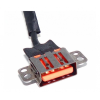 Разъем питания ноутбука с кабелем Lenovo PJ974 (bevel USB), 5-pin, 11 см (A49108)