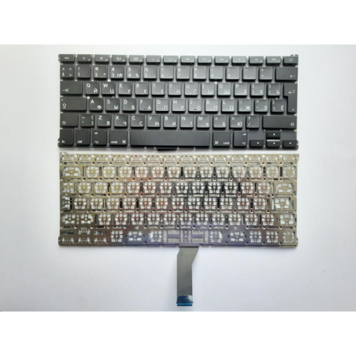 Клавіатура ноутбука Apple Macbook Air 13.3" A1369(2011+),A1466 черная,подсв (A46036)