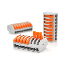 Соединитель кабеля 8-pin аналог WAGO K222-418, 10штпак Voltronic (K222-418/10)