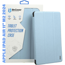 Чохол до планшета BeCover Tri Fold Hard Apple iPad Air 11" M2/M3 (2024/2025) Light Blue (711415)