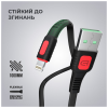 Дата кабель USB 2.0 AM to Lightning 1.0m AR15 2.4A black Armorstandart (ARM59537)