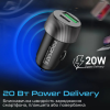Зарядний пристрій Promate 20W USB-C + USB-A (drivegear-20w.black)