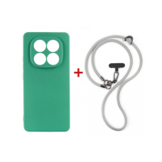 Чохол до мобільного телефона Dengos Case + Cross-body Strap Xiaomi Redmi Note 15 Pro 4G Mint+Grey (DG-KM-CCRB-39)