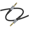 Кабель мультимедийный 3.5mm M to 3.5mm M 1.0m Black HOCO (6942007608800)