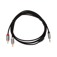 Кабель мультимедийный 3.5mm M to 2xRCA M 1.8m Cabletime (CA914005)