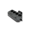 Мережевий фільтр живлення Voltronic G13, 3000W, 4 роз, 4USB 3,2А, 2 Type-C, 2м Black (YT-G13)