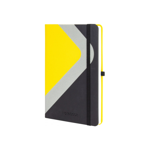 Книга записна Optima А5 COMBI-1, тверда обкладинка, гумка,лінія (O20125-01)