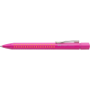Ручка кулькова Faber-Castell автоматична Grip 2010, корпус рожевий, стрижень синій М (0.7 мм) (26543)