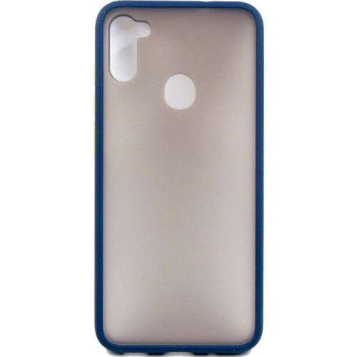 Чохол до мобільного телефона Dengos Matt Samsung Galaxy M11, blue (DG-TPU-MATT-48) (DG-TPU-MATT-48)