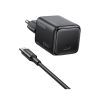 Зарядний пристрій Ugreen X517 USB-C PD25W GaN black (65736)