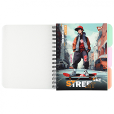 Блокнот Yes А5 Street guy 144 аркуша пластикова обкладинка (681960)