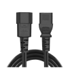Кабель питания C13 to C14 1.8m black ColorWay (CW-CBP087-BK)