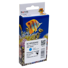 Картридж Barva Canon PFI-300C 4194C001 735с cyan (IC-PFI300C)