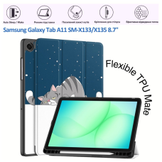 Чохол до планшета BeCover Flexible TPU Mate Samsung Galaxy Tab A11 SM-X133/X135 8.7" Good Night (715591)