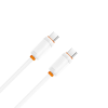 Дата кабель USB-C to USB-C 1.0m 60w white XO (NB-Q302B-CC.white)