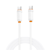Дата кабель USB-C to USB-C 1.0m 60w white XO (NB-Q302B-CC.white)