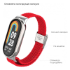 Ремешок для фитнес браслета Armorstandart Braided Solo Loop для Xiaomi Mi Band 7/6/5/4 Red (ARM69907)