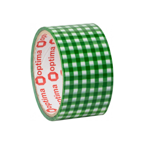 Скотч Optima 48 мм х 20 м, Tartan зелений (O45364)