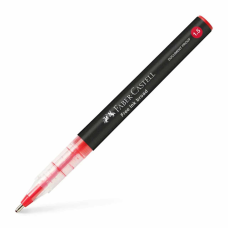 Ролер Faber-Castell Free Ink rollerball, колір чорнила червоний, 1,5 мм, одноразовий (31223)