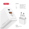 Зарядний пристрій Intaleo 30W GAN USB-C PD+USB-A QC 3.0 white (1283126578274)