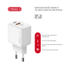 Зарядний пристрій Intaleo 30W GAN USB-C PD+USB-A QC 3.0 white (1283126578274)