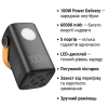 Батарея універсальна HOCO 60000mAh Astrum PD/100W, QC/3.0, LED lamp, Black (DB160 / 714724)