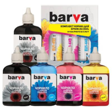 Чернила Barva Epson 26/26XL (XP-600) B/PB/C/M/Y (5х90 г) SET (E26-090-MP)