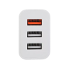 Зарядний пристрій XO L72 QC3.0 3USB +micro (XO-L72-MCR)