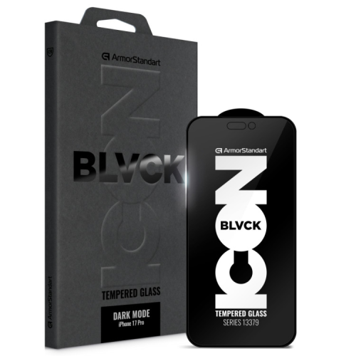 Скло захисне Armorstandart Dark Mode BI Apple iPhone 17 Pro (ARM86629)