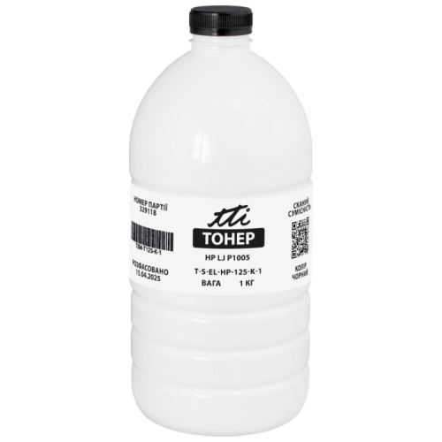 Тонер HP LJ P1005, 1 кг TTI (TSM-T125-K-1)