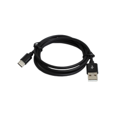 Дата кабель USB 2.0 AM to USB-C 1.0m 2.4A black Patron (CAB-PN-USB-TYPEC-1-B)