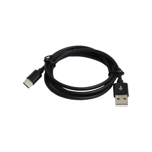 Дата кабель USB 2.0 AM to USB-C 1.0m 2.4A black Patron (CAB-PN-USB-TYPEC-1-B)