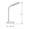 Настільна лампа Eurolamp LED 10W 350lm 4000K 1800mAh (LED-TLB-10W(black))