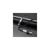 Дата кабель USB-C to USB-C 1.0m 3A 60W silicone black BOROFONE (6974443384802)